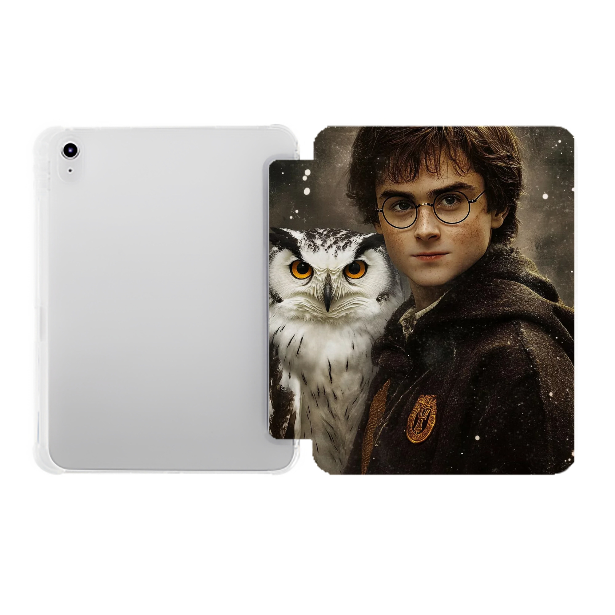（画像用） Harry Potter ハリー・ポッターシリーズ IPad ケース ペン収納付き 三つ折りスタンド PUレザー×シリコン 対応機種9.5/10.5/10.9インチ